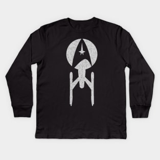 To Boldly Go Kids Long Sleeve T-Shirt